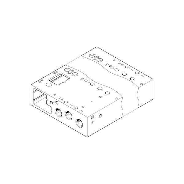 Manifold Rail VABM-L1-14G-G14-4-GR